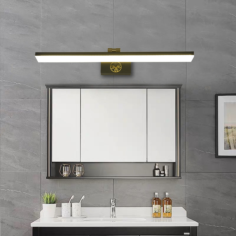 Modern Simplicity Elongated Vanity Light Fixture Acrylic Wall Lighting Fixtures for Bathroom