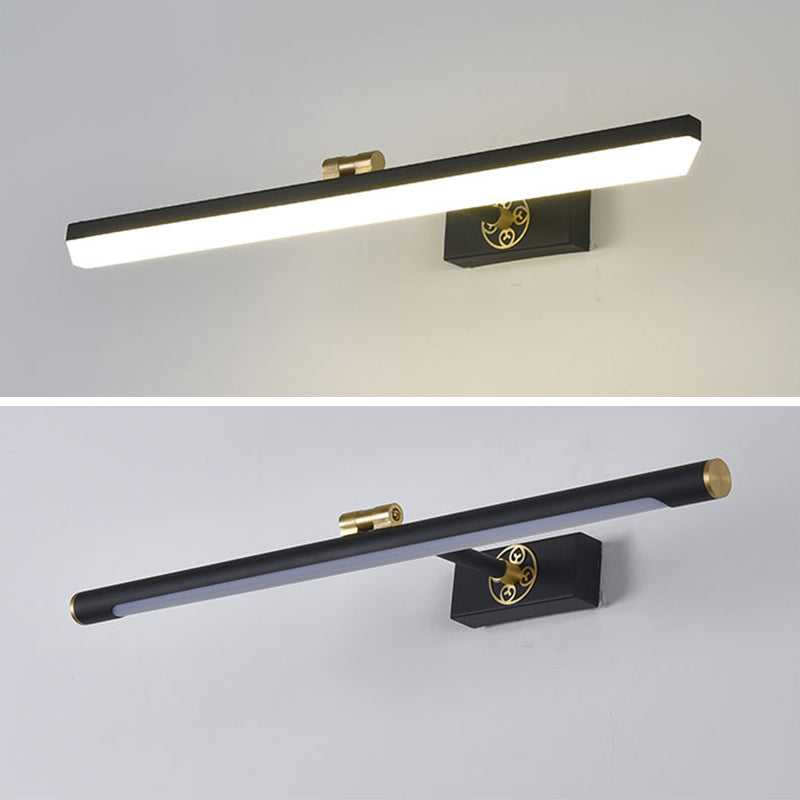 Modern Simplicity Elongated Vanity Light Fixture Acrylic Wall Lighting Fixtures for Bathroom