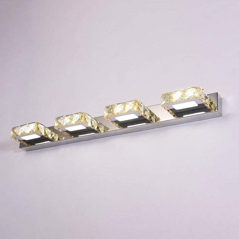 LED Crystal Wall Mounted Vanity Lights Modern Vanity Lighting Fixtures for Bathroom