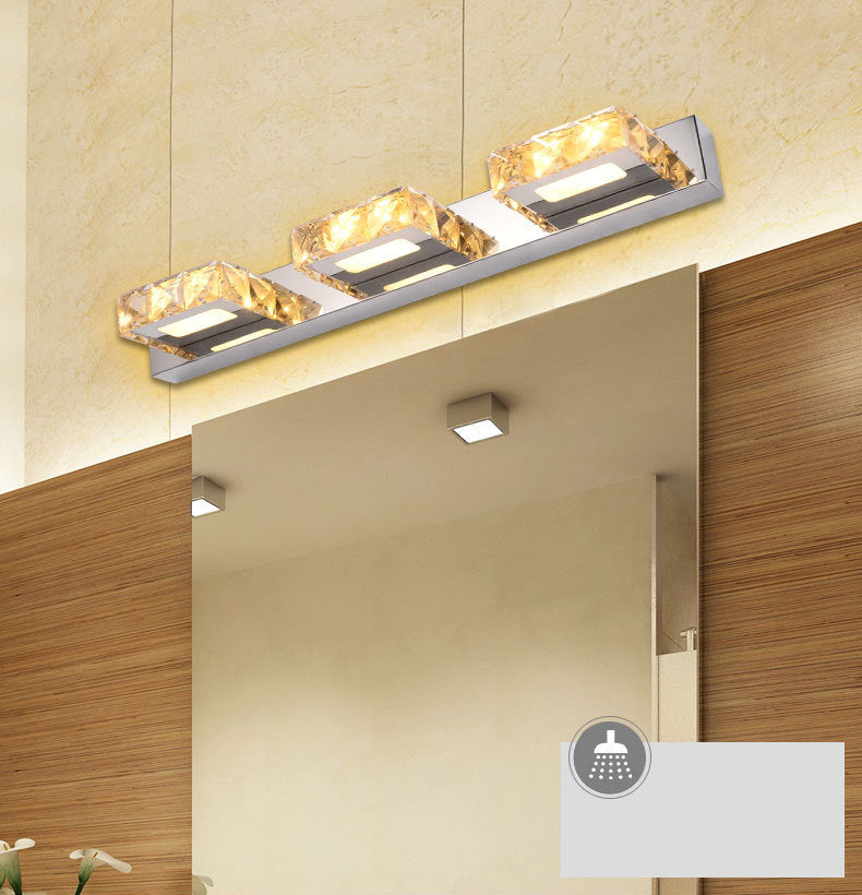 LED Crystal Wall Mounted Vanity Lights Modern Vanity Lighting Fixtures for Bathroom