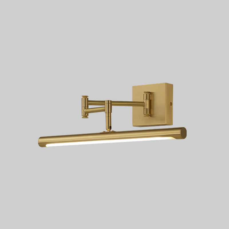 Elongated Metal Wall Mounted Vanity Lights Modern Vanity Lighting Fixtures for Bathroom