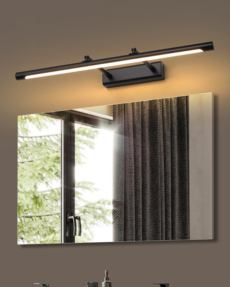 Luces de tocador montados en la pared de metal aerodinámico accesorios de iluminación de tocador modernos para el baño