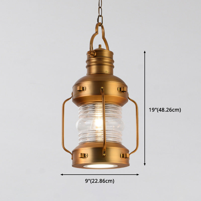 18.8 "H la lampe de kérosène vintage Lumière suspendue Style nautique fer suspendu suspendu Light pour chambre à coucher