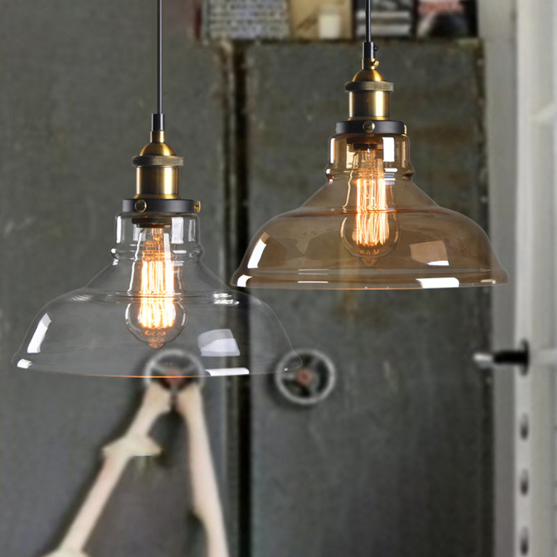 1 Lichtglas hangend plafondlicht industriële hanglampverlichting voor eetkamer