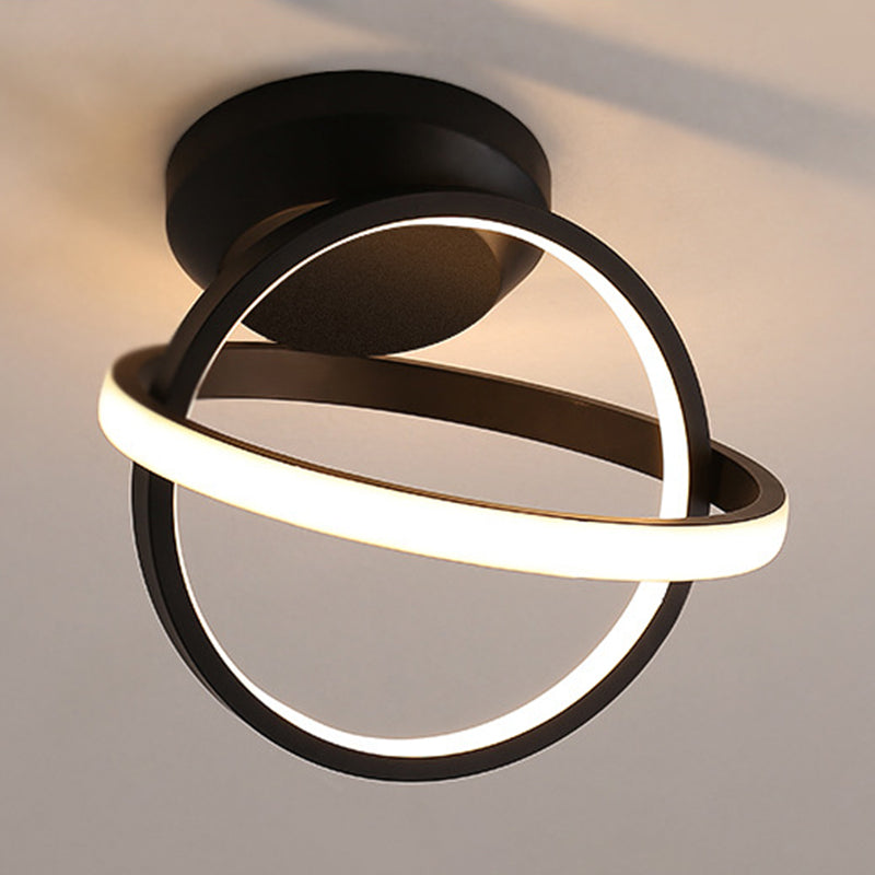 New Modern Aluminum LED Flush Light 2-Light Flush Mount Ceiling Lamp for Hallway