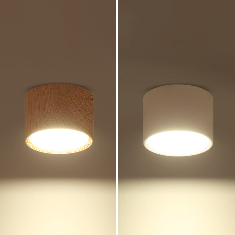 Lampada cilindrica da incasso per mini corridoio Lampada da soffitto a LED nordica in metallo montata su superficie