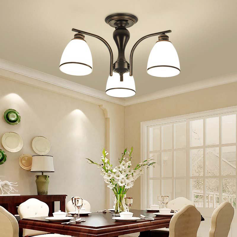 Modern Semi Flush Mount Lighting Sputnik Flush Mount Ceiling Light