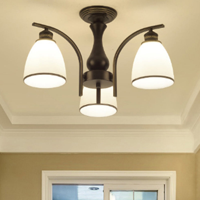 Modern Semi Flush Mount Lighting Sputnik Flush Mount Ceiling Light