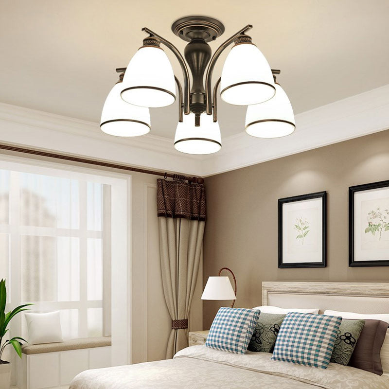 Modern Semi Flush Mount Lighting Sputnik Flush Mount Ceiling Light