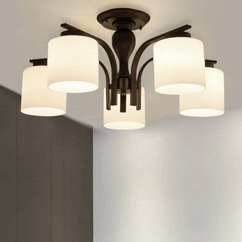 Modern Semi Flush Mount Lighting Sputnik Flush Mount Ceiling Light