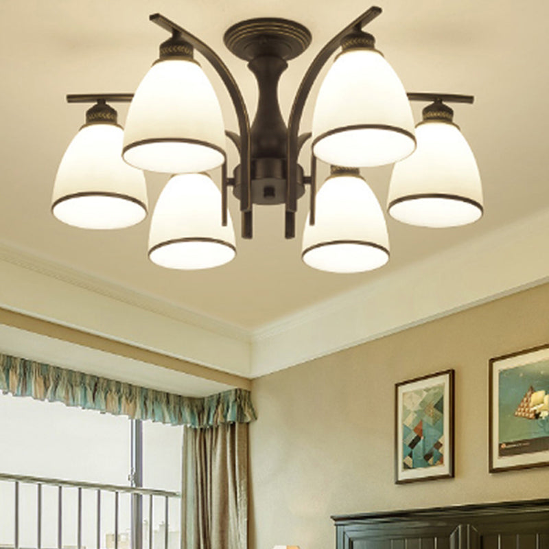 Modern Semi Flush Mount Lighting Sputnik Flush Mount Ceiling Light