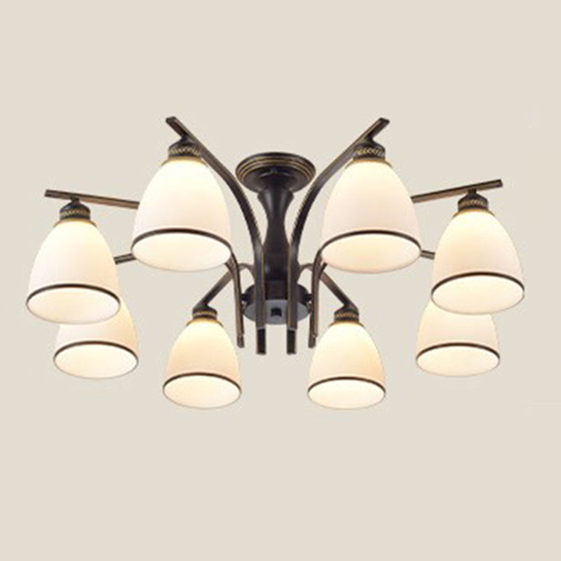 Modern Semi Flush Mount Lighting Sputnik Flush Mount Ceiling Light