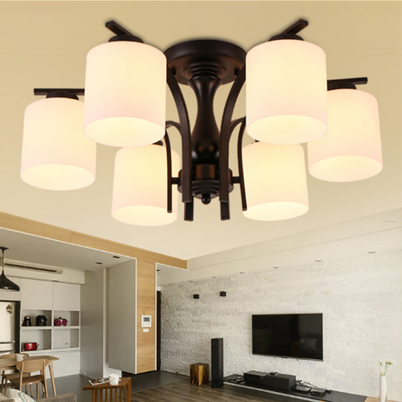 Modern Semi Flush Mount Lighting Sputnik Flush Mount Ceiling Light