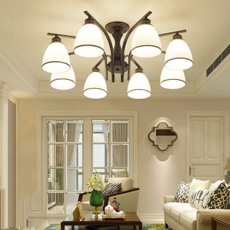 Modern Semi Flush Mount Lighting Sputnik Flush Mount Ceiling Light