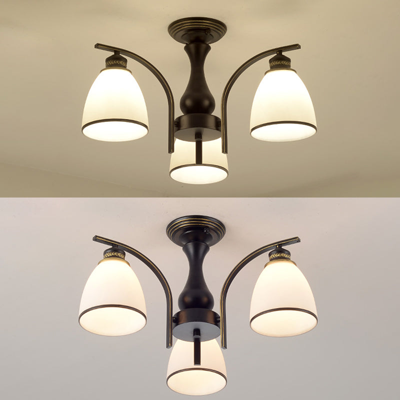 Modern Semi Flush Mount Lighting Sputnik Flush Mount Ceiling Light