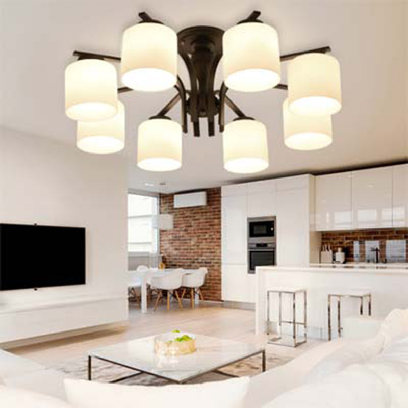 Modern Semi Flush Mount Lighting Sputnik Flush Mount Ceiling Light