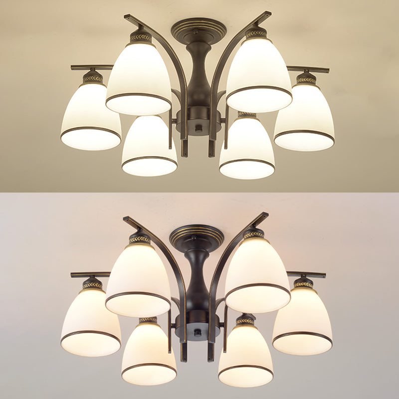 Modern Semi Flush Mount Lighting Sputnik Flush Mount Ceiling Light