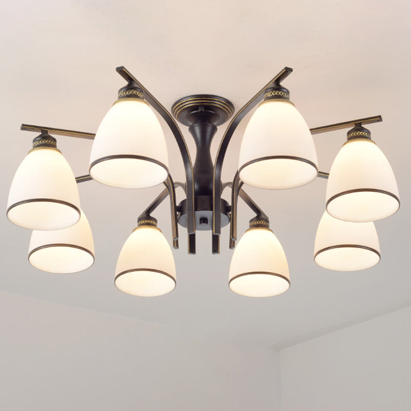 Modern Semi Flush Mount Lighting Sputnik Flush Mount Ceiling Light