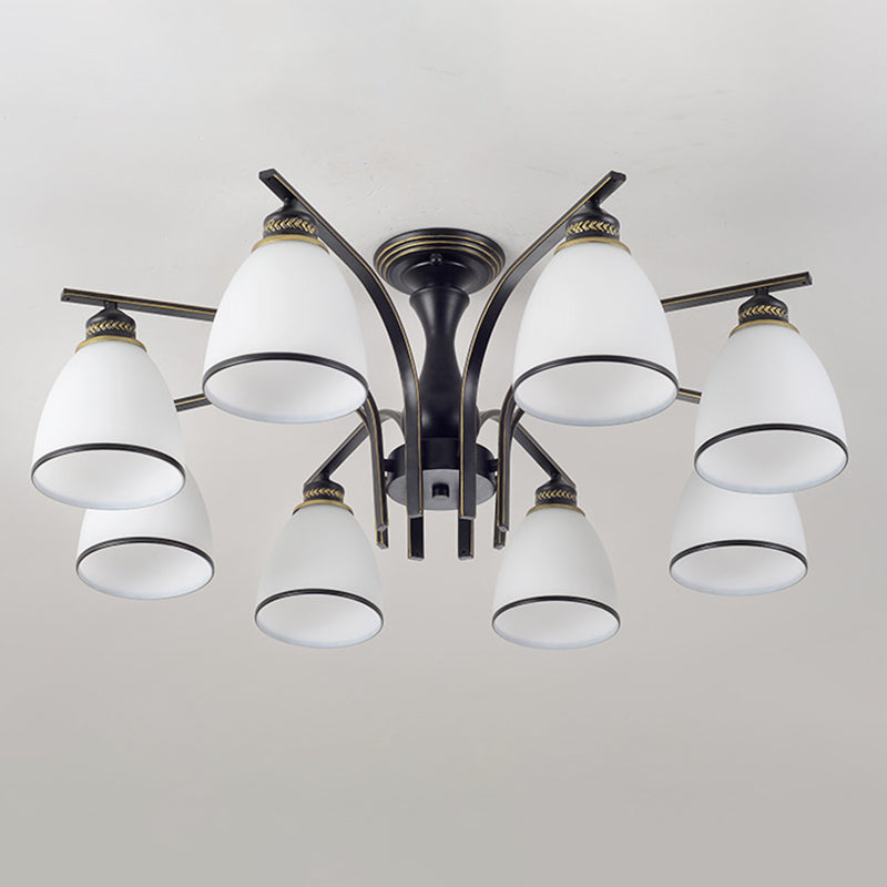 Modern Semi Flush Mount Lighting Sputnik Flush Mount Ceiling Light