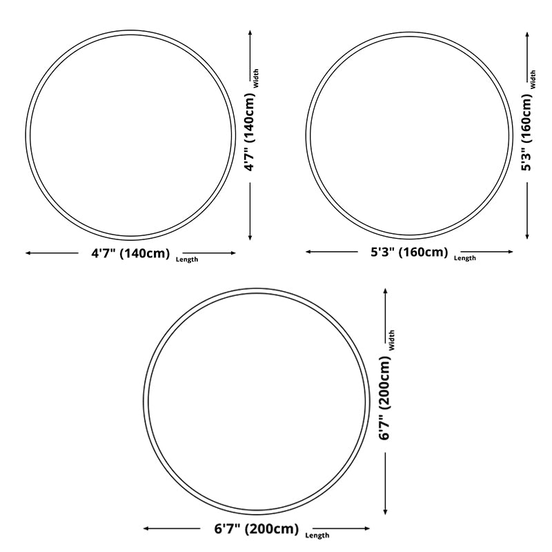 Buntes Krawattenfärbungs-Runde Teppich zeitgenössischer trendiger Polyester Easy Care Anti-Slip-Backing-Shag-Teppich für die Heimdekoration