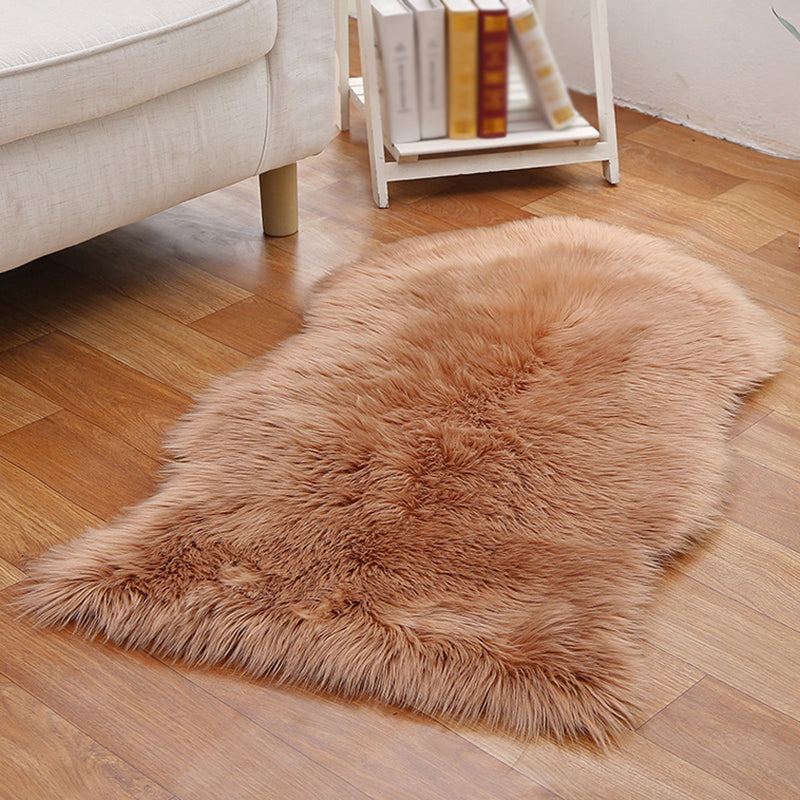 Decorative Novelty Shape Shag Rug Contemporary Comfort Indoor Rug Polypropylene Stain Resistant Area Carpet for Living Room