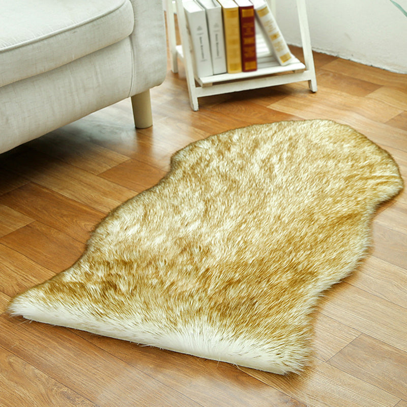 Decorative Novelty Shape Shag Rug Contemporary Comfort Indoor Rug Polypropylene Stain Resistant Area Carpet for Living Room