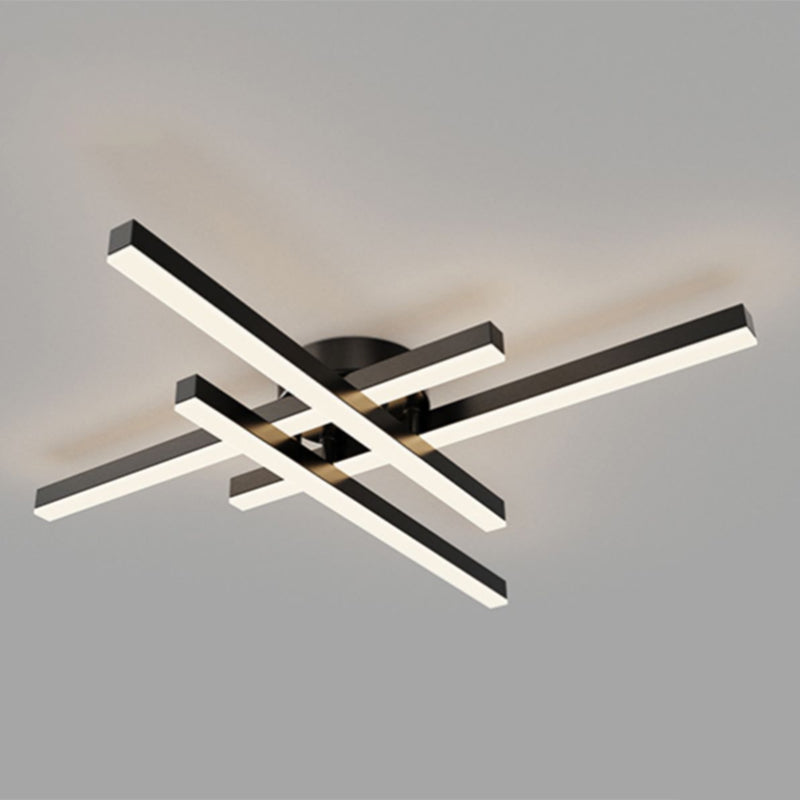 Linear New Modern Flush Mount LED Metal Ceiling Mounted Light for Living Room