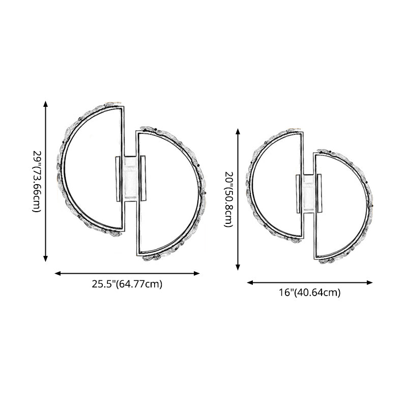 Filome Aitura del soffitto Luce da letto per la camera da letto dell'illuminazione in cristallo