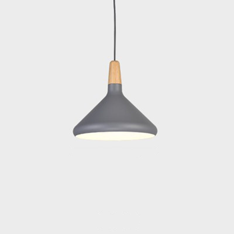 Modern Simplicity Cone Hanging Pendnant Lamp Aluminum Hanging Pendant Lights for Restaurant