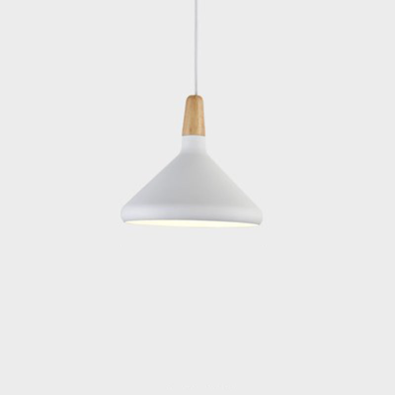 Modern Simplicity Cone Hanging Pendnant Lamp Aluminum Hanging Pendant Lights for Restaurant