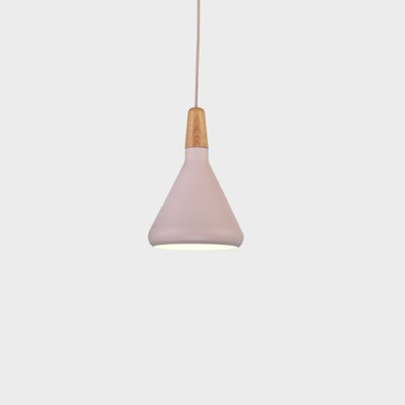 Modern Simplicity Cone Hanging Pendnant Lamp Aluminum Hanging Pendant Lights for Restaurant