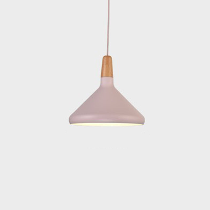 Modern Simplicity Cone Hanging Pendnant Lamp Aluminum Hanging Pendant Lights for Restaurant