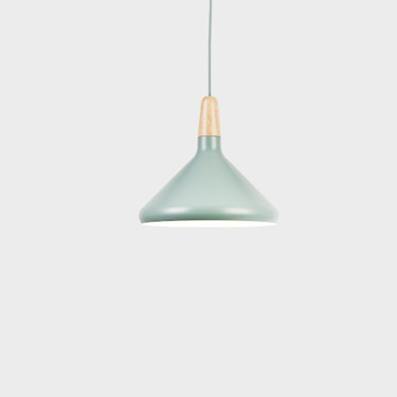 Modern Simplicity Cone Hanging Pendnant Lamp Aluminum Hanging Pendant Lights for Restaurant