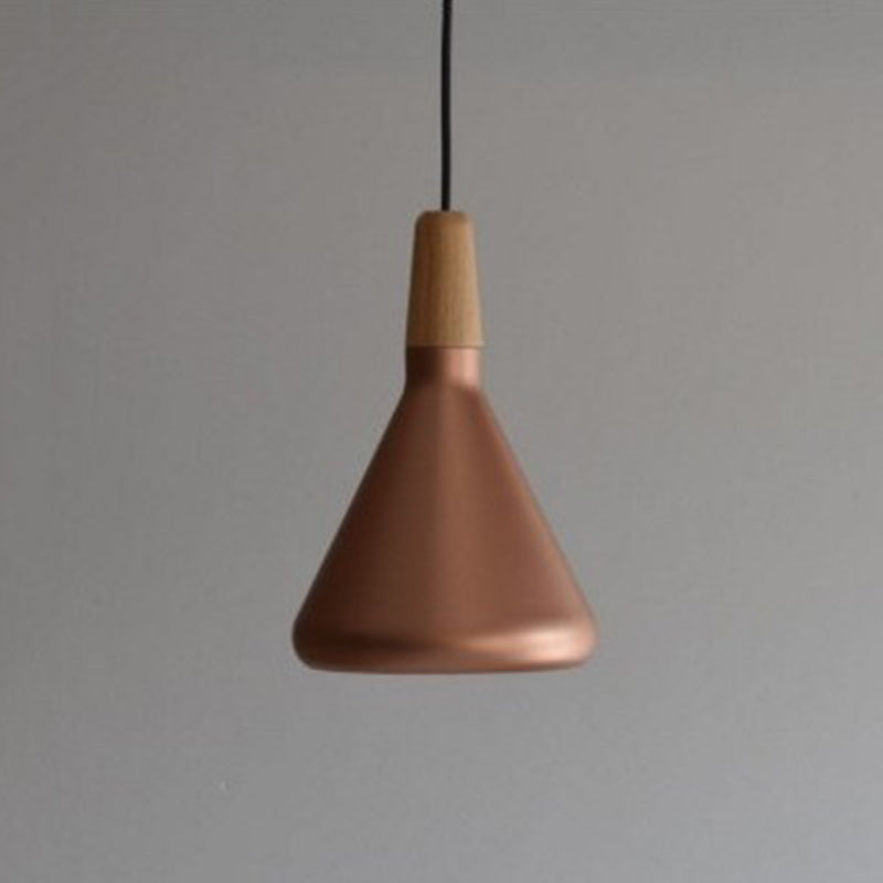 Modern Simplicity Cone Hanging Pendnant Lamp Aluminum Hanging Pendant Lights for Restaurant