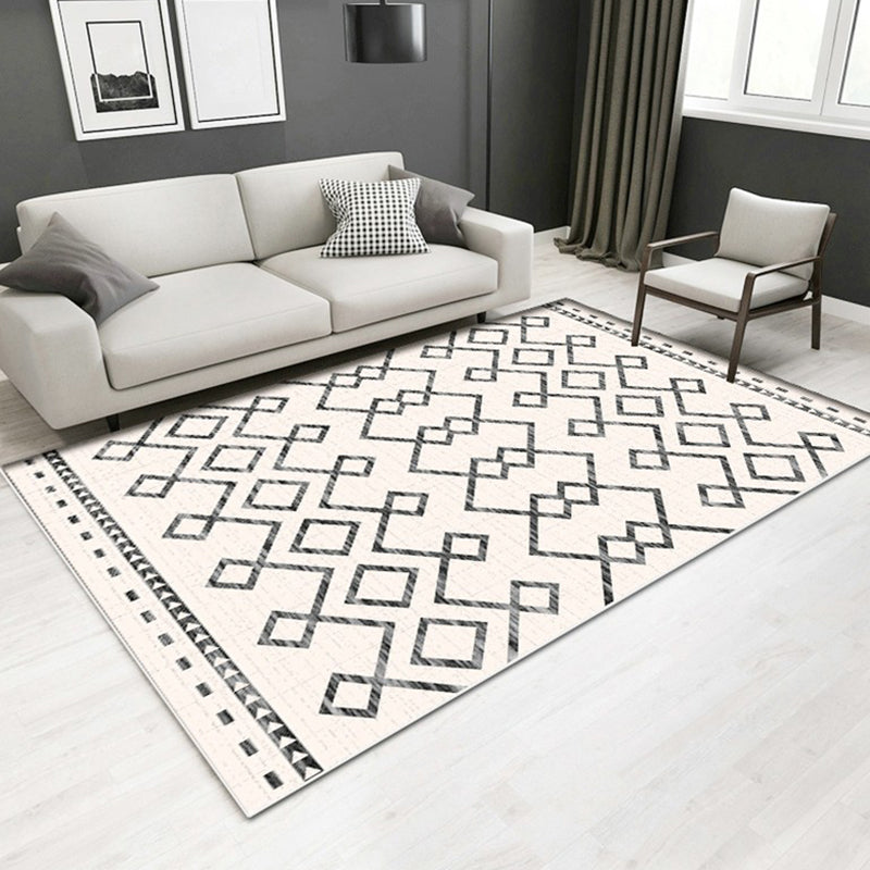 Multicolor Nostalgia Rug Polyester Southwestern Print Area Rug Easy Care Carpet for Living Room