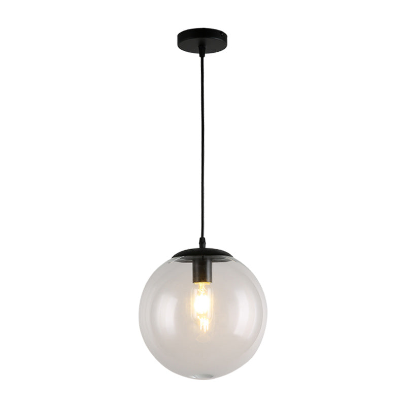 Industrial Pendant Light Pure Glass Light Room Bedroom Light