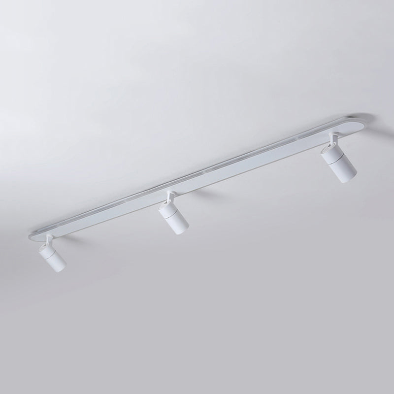 Aluminium lineaire inbouwarmatuur, nieuw modern wit plafondmontagearmatuur met spotlight