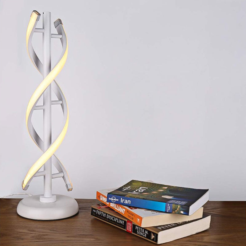 White Linear Table Lamp Simplicity Acrylic LED Night Light for Bedroom Decoration