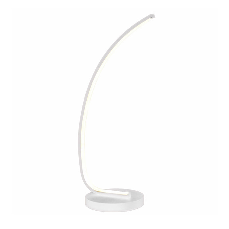 White Linear Table Lamp Simplicity Acrylic LED Night Light for Bedroom Decoration