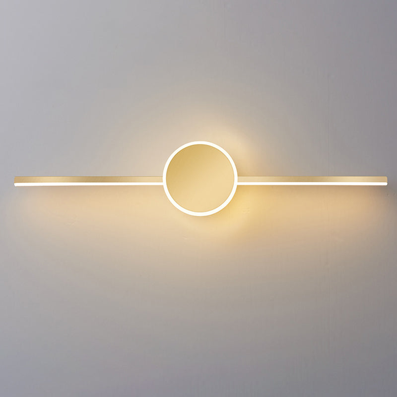 Modern Minimalist Style Linear Vanity Sconce Lights Metal Bar Light for Toilet