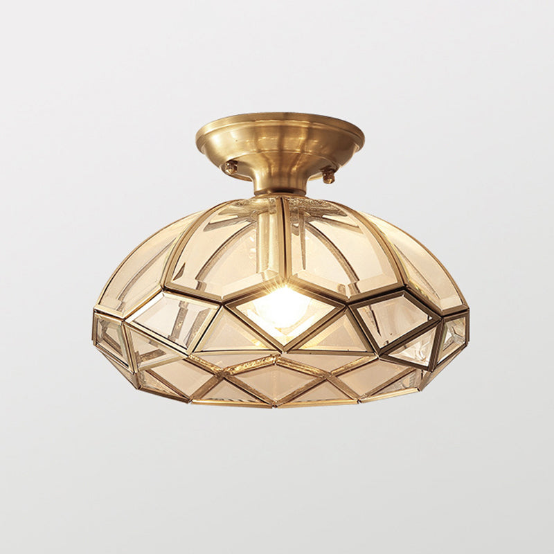 Kom spoeling mount licht helder glas traditionele spoelbevestiging spotlight voor slaapkamer