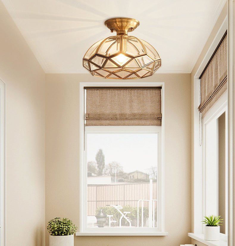 Kom spoeling mount licht helder glas traditionele spoelbevestiging spotlight voor slaapkamer