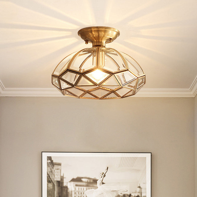 Kom spoeling mount licht helder glas traditionele spoelbevestiging spotlight voor slaapkamer