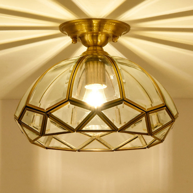 Kom spoeling mount licht helder glas traditionele spoelbevestiging spotlight voor slaapkamer