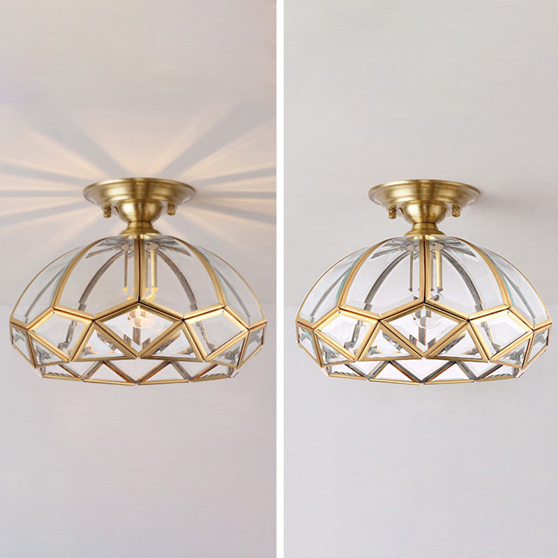 Kom spoeling mount licht helder glas traditionele spoelbevestiging spotlight voor slaapkamer