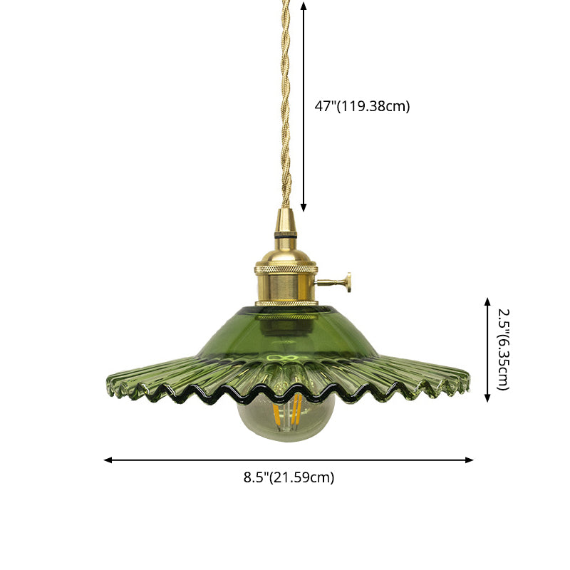 1 Lumières de plafond suspendues éclaboussées pendentif en verre de style industriel pour le magasin de vêtements