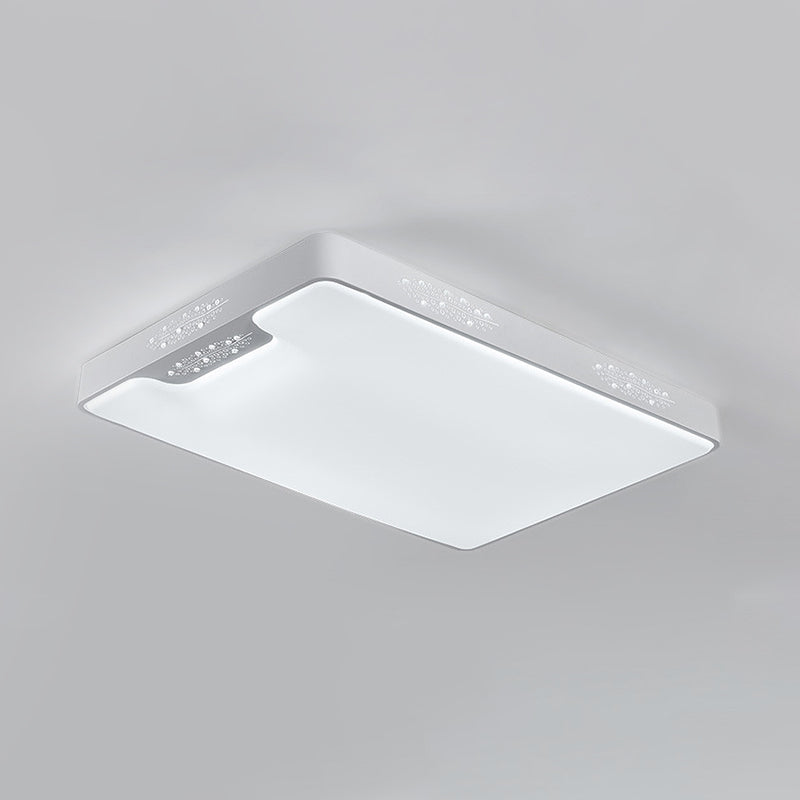 20 "/41" Weißes Quadrat/Rechteck Flush Mount Beleuchtung Moderne Metall-LED in der Nähe von Deckenlampe