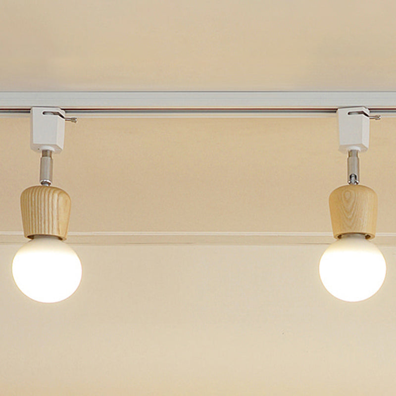 Wood Linear Semi Flush Mount Éclair