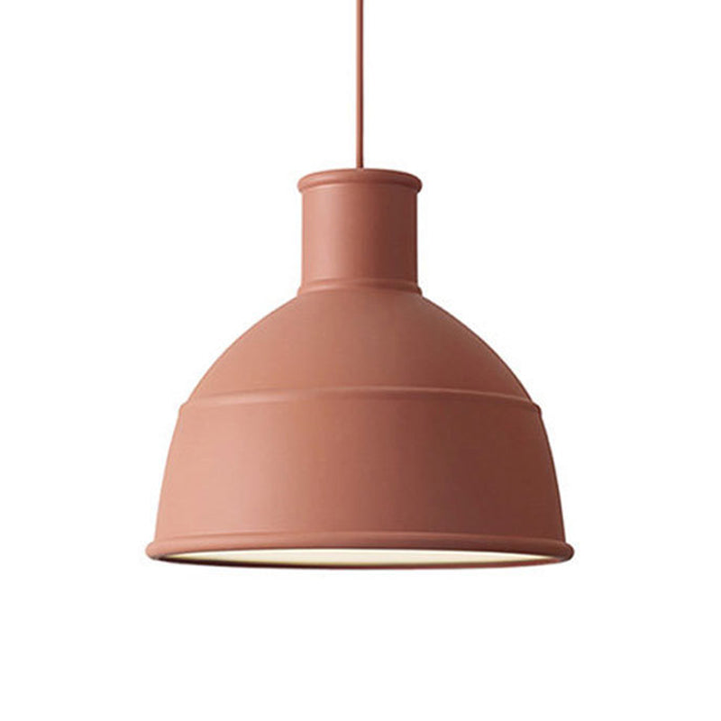 Urn Pendant Light Modernisme Metal 1 tête Lampe suspension de plafond rouge pour salle à manger