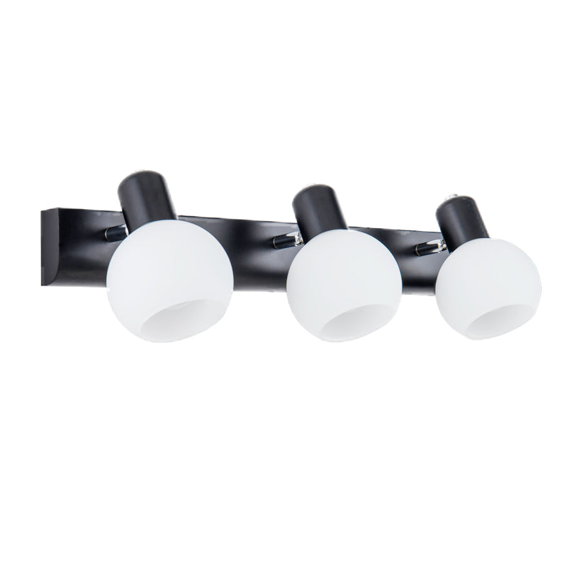 Balls Bathroom Sconce Light Fixture Glass Minimalist Style Wall Lighting Fixture